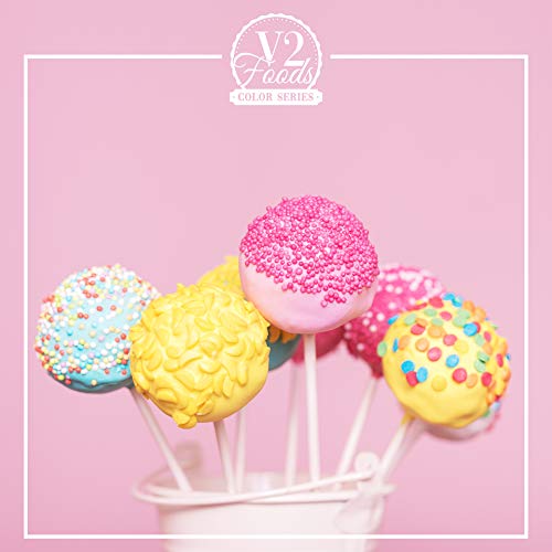 V2 Colorante alimentario de vaina extremadamente concentrado, líquido para colorear bebidas, masas, coberturas y todos los demás productos alimenticios Set 16 colores