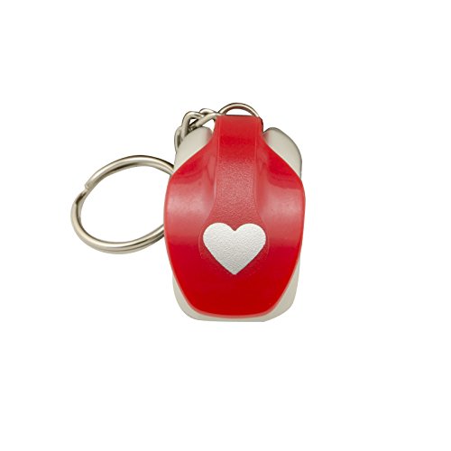 Vaessen Creative Mini Perforadora Llavero de Diseño de Corazón, XS, Rosa, 14.5x10.0x5.1 cm