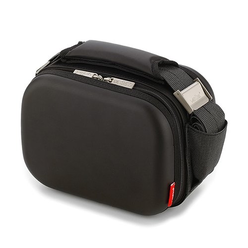 Valira Porta Alimentos Bolsa, Nailon Satinado, Satin Mini, Negro, 23.5x14x18.5 cm