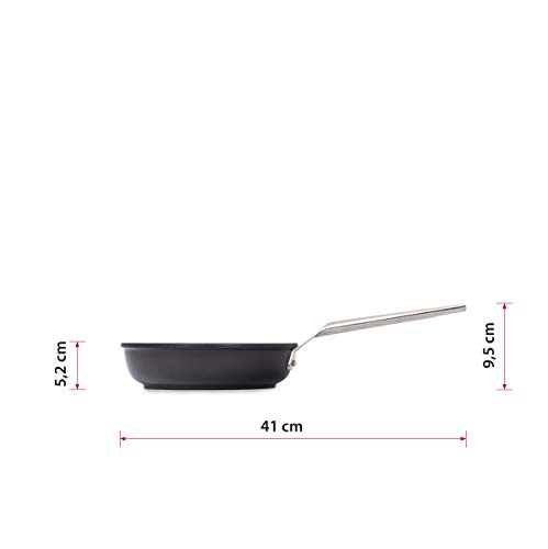 Valira Sarten Aluminio Ø 20 Aire, Acero, Negro, 20 cm