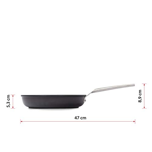 Valira Sarten Aluminio Ø 26 Aire, Acero, Negro, 26 cm