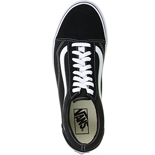 Vans Old Skool, Zapatillas Unisex Adulto, Negro (Black/White), 44.5