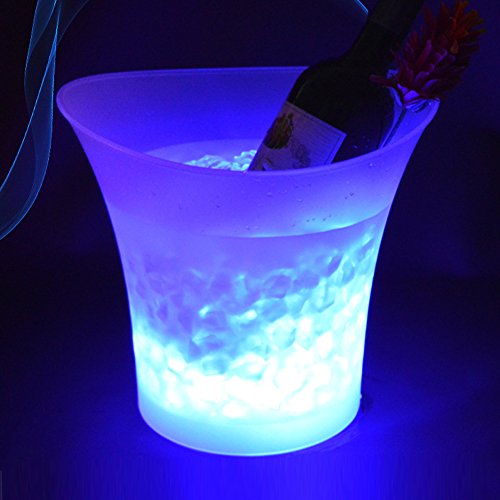 vap26 Barra Fresca Colorida plástica Luminosa 5L de la Pendiente KTV para el Cubo de Hielo de la Cerveza