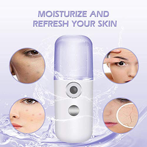 Vaporizador Facial Sauna Spa, Susana Facial Vapor Spa Vaporizador Facial Vapor Térmico Nano Spray Nano Ionic Humidifier Facial Susana Limpieza Profunda Poro Espinillas Vaporizer Facial Steamer