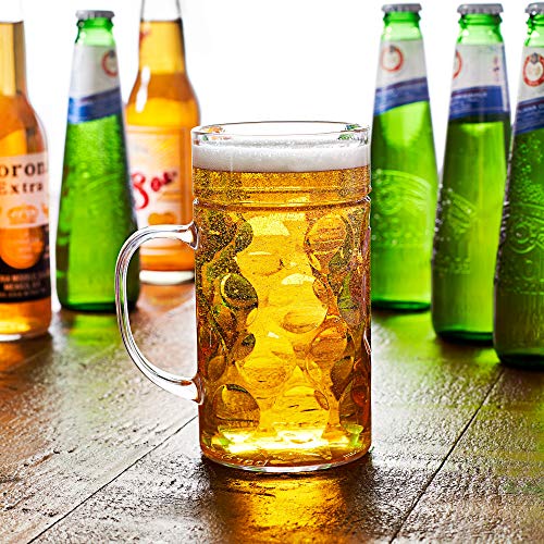 Vaso de plástico para cerveza de 568 ml