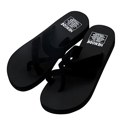VECDY Zapatos Mujer Sandalias De Verano para Mujer Zapatillas Casuales Sandalias Planas Zapatos con Punta Abierta En La Playa Zapatillas Verano 2019 Popular(Negro, EU=39)