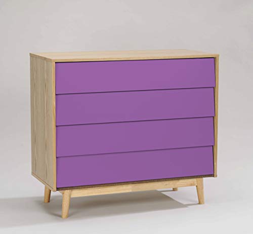 Venilia Klebefolie Unimatt Aubergine 45 cm x 200 cm Adhesiva Uni Matt purpúreo Decorativa Lámina para Muebles Papel Pintado Autoadhesivo, sin ftalatos, 45 cm x 2 m, 53303, PVC