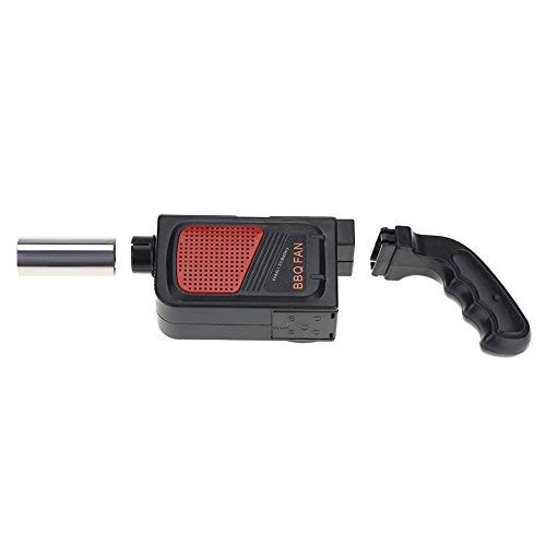 Ventilador BBQ de Mano eléctrico Ventilador de Cocina soplador de Aire Fuego Fuelle Herramienta para Acampar al Aire Libre Picnic Barbacoa