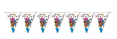 Verbetena, 016001500, Banderines Pocoyo y Nina, 3 metros. banderin 20x30 cm