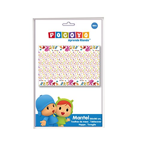 Verbetena, 016001508, Mantel fiesta Pocoyo y Nina, 120x180 cms