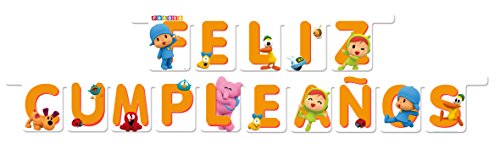 VERBETENA Guirnalda Feliz Cumpleaños Pocoyo y Nina