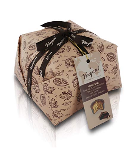 Vergani, Panettone Dark Chocolate 60% Grand Cru Vidamà - 750 gr.