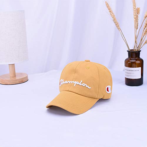 Versión Coreana de la Nueva Gorra de béisbol con Bordado de Alfabeto Infantil Color Caramelo Primavera, Verano y otoño Gorra Linda de Color cálido para bebés