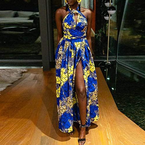 Vestido de Mujer con Cuello en V sin Mangas Estampado Mujer Corto Florales Nacional Verano Casual Magas Cortas Chic Noche Playa Vacaciones Largo Manga Corta Cuello Pico