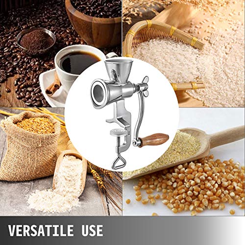 VEVO Molinillo de Granos de Café de Acero Inoxidable Molino de Cereales Manual Molinillo de Café Manual