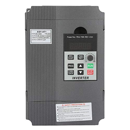 VFD, 220V Controlador universal de velocidad de variador monofásico VFD de frecuencia monofásica para motor de CA trifásico de 1.5kW