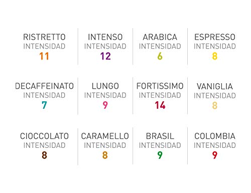 Viaggio Espresso Cápsulas de café compatibles con máquinas Nespresso Mix intensos (60 Cápsulas)