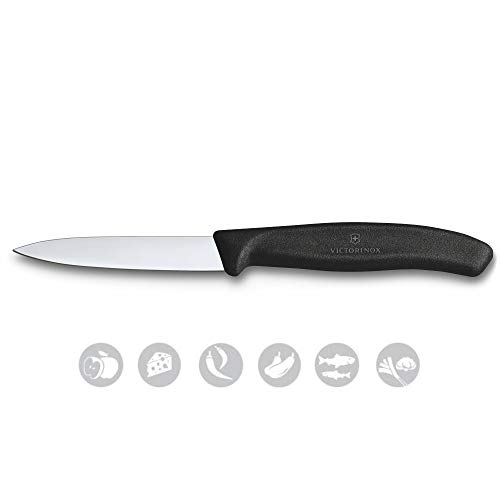 Victorinox 6.7603 Cuchillo, Acero Inoxidable, Negro