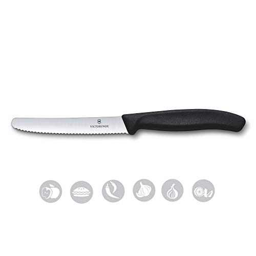 Victorinox 6.7833 Cuchillo, Acero Inoxidable, Negro, Mediano