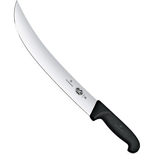 Victorinox Küchenmesser Bankmesser Fibrox Cuchillo, Acero Inoxidable, Negro, 31