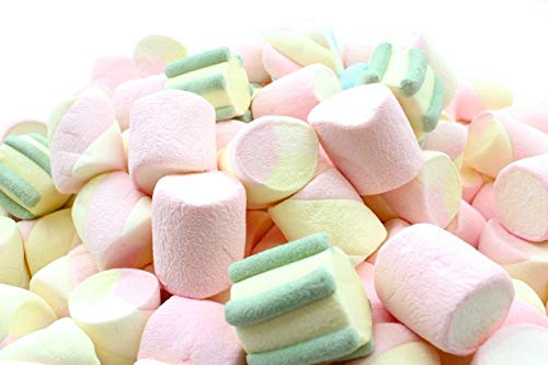 Vidal Golosinas Dulcinubes. Nubes de inconfundible y delicosos sabor vainilla. Colores variados y entremezclados: rosa, blanco, azul , verde y amarillo. Bolsa 125 unidades.