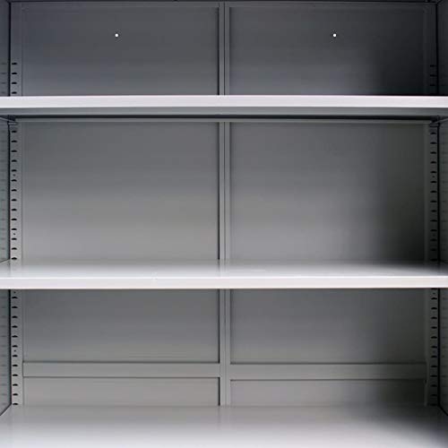 vidaXL Armario de Oficina con 2 Puertas Acero Gris Casillero Mueble Taquilla