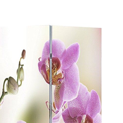 vidaXL Biombo Plegable Foto de Flores 200x170 cm Pantalla Divisor de Espacios