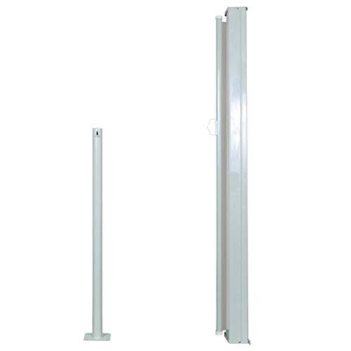 vidaXL Toldo Lateral Retráctil 120x300 cm Crema Parasoles Sombrillas Exterior