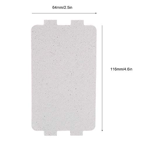 VIFERR Placa de Mica del Horno de Microondas, 5 Piezas Pieza de Reparación del Horno de Microondas Láminas de Mica Láminas de Repuesto Accesorio de Reparación para El Horno de Microondas de Cocina