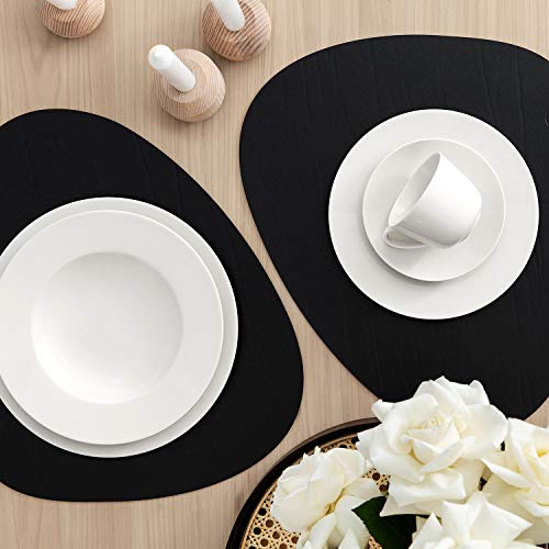 Villeroy & Boch 10-1380-8151 Juego Twist White para hasta 6 Personas de 30 Piezas, vajilla de café Grande de Porcelana Premium, Blanca, Apta para lavavajillas