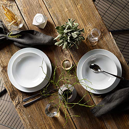 Villeroy & Boch Group Vivo New Fresh Basic Juego de mesa para 6 personas, 12 piezas, Porcelana Premium, Blanco