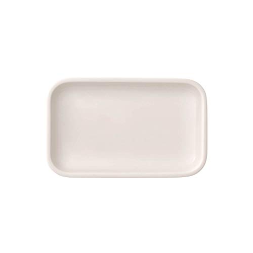 Villeroy & Boch Pasta Passion Plato de lasaña pequeño para una persona, Porcelana, Blanco