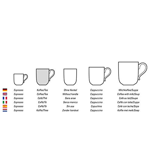 Villeroy & Boch Switch 3 Taza de café, 200 ml, Altura: 6,5 cm, Porcelana, Blanco/Azul/Verde