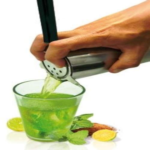 Vin Bouquet FIK 006 - Colador Gusanillo para Cocteleria, 2 puntas Estabilizadoras y Mango Antideslizante