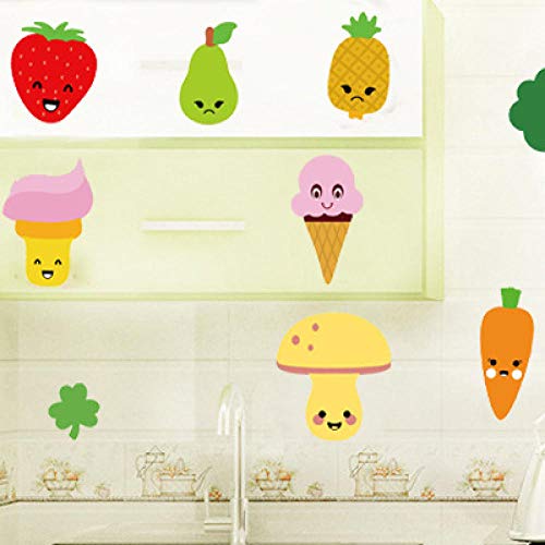 Vinilos Decorativos Y Murales Etiqueta De La Pared Extraíble Restaurante Refrigerador Cocina En Todas Partes Frutas Y Verduras Pegatinas De Pared