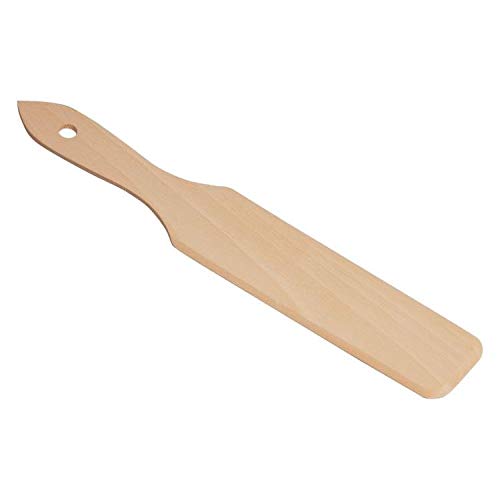 Viva Haushaltswaren Set Accesorios para Crepes 2 Piezas, Compuesto de Distribuidor de Masa y volteadora de Madera de Haya