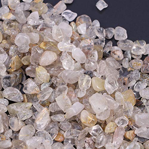 VORCOOL Rocas de Cristal trituradas Naturales Piedras de Forma Irregular Piedras caídas Piedras de Forma Irregular para jardín Paquete de 2