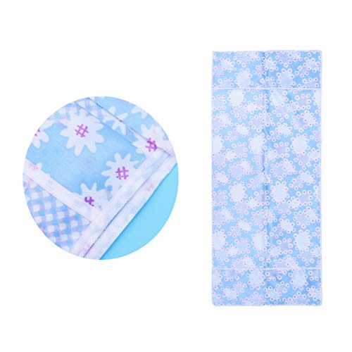 VOSAREA Cubierta para Refrigerador Cubierta Refrigerador Usos Múltiples Cubierta Superior Impermeable Resistencia Aceite Cubierta Prueba Polvo con Bolsa Almacenamiento Lateral (Azul) - 70 * 170CM