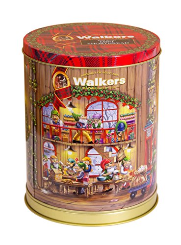 Walkers - Galletas Mini Shortbread Lata Músical Giratoria Navidad - 200gr