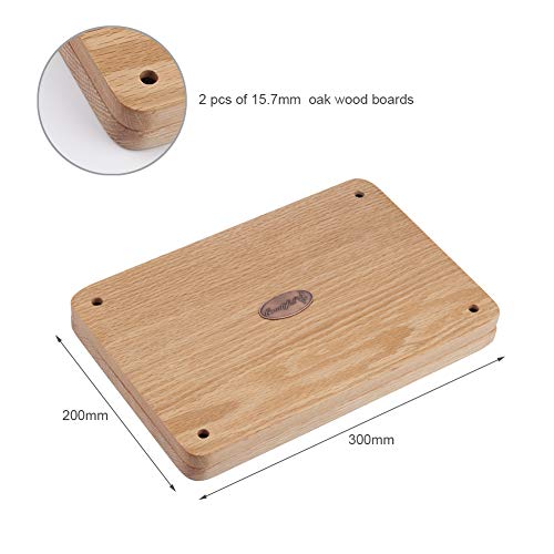 WANDIC Kit de Prensa de Flores, Conjunto de Artesanías de Madera de Roble Plant Press Craft Punch Kit de Arte de Madera para el Arte de Manualidades de Flores Secas de Bricolaje