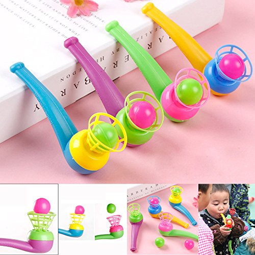 WARMWORD Soplar Bolas de Tubo soplador de Juguetes Fiesta de Regalo Bolsa de Relleno niños Juego de Carreras Piñata Toy Loot Bolso de Fiesta Rellenos Boda Niños