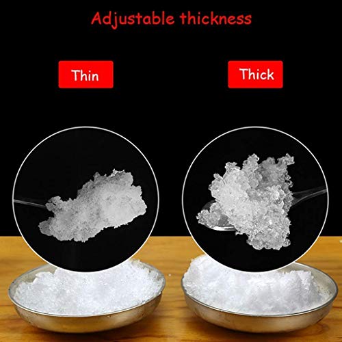 WCY Portátiles de Hielo Trituradora eléctrica de Afeitar Cono de Nieve Fabricante de Maquinaria Roja 187lbs / HR for el hogar y Comercial Uso yqaae