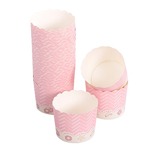 webake Moldes para Cupcakes Muffins Capsulas Magdalenas 50 Unids