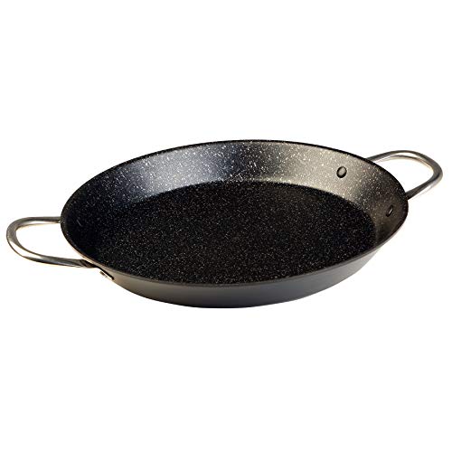 WECOOK Ecochef Titanio Paellera inducción 30cm, 4 raciones, Aluminio presado, 5 Capas Antiadherente sin PFOA, 3mm Espesor, Apta Todas Las cocinas, vitroceramica, Gas, lavavajillas