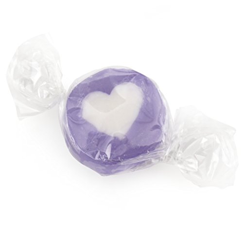 WeddingTree Caramelos Corazón Purpúreo para Wedding - 500g Caramelos Boda - Dulces en Forma de Corazón Mensaje para decoración de Mesa, para Bautizo, Wedding Favours de Boda, Día de la Madre