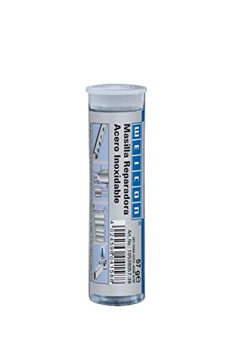 WEICON 10538057-36 Barra reparadora | Acero Inoxidable, 57g | Pegamento de 2 Componentes | Resina epoxi | Reparaciones metálicas, gris, 57 g