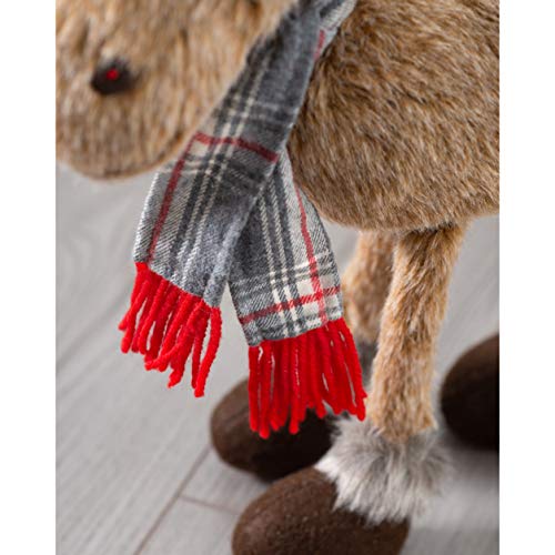 WeRChristmas - Figura de Reno de Navidad, Multicolor, 31 cm