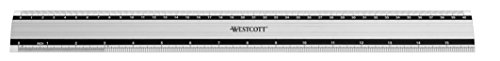 Westcott E-10192 00 - Regla de aluminio, 40 cm