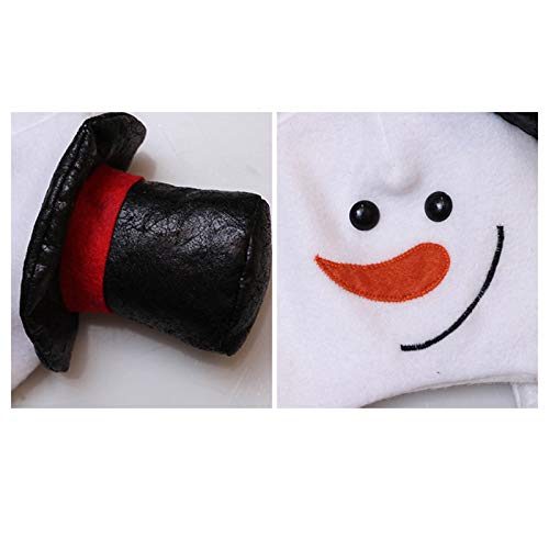 Wicemoon 1pcs Gorro Navideño para Niños Muñeco de Nieve Gorro árbol de Navidad 40cm*30cm