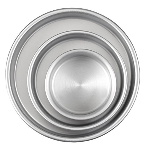 Wilton 4/1,91 cm Juego de metálica Redonda de Polipropileno, Plateado
